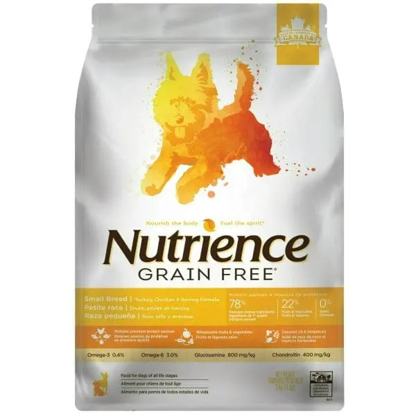 Nutrience Grain Free Turkey, Chicken & Herring Small Breed Dry Dog Food, 5Kg 1