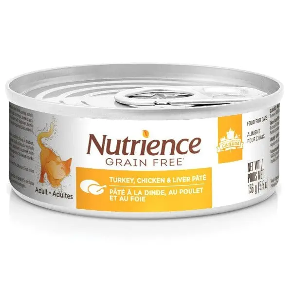 Nutrience Grain Free Turkey, Chicken & Liver Pate Canned Cat Food 1