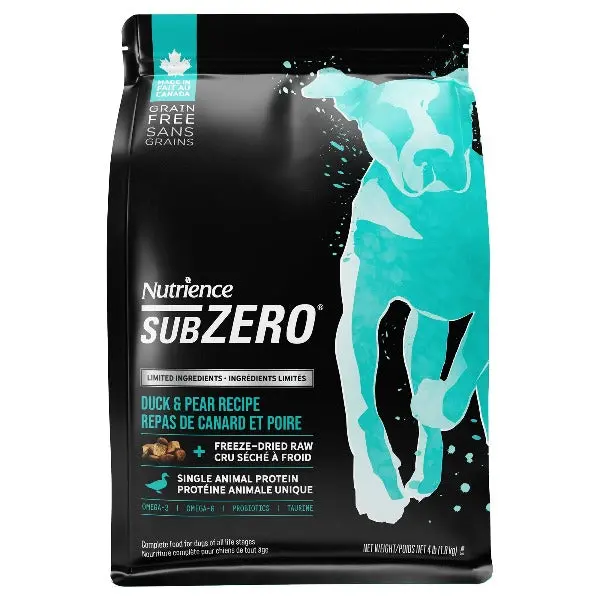 Nutrience Subzero Duck & Pear Limited Ingredient Dry Dog Food, 10Kg 1