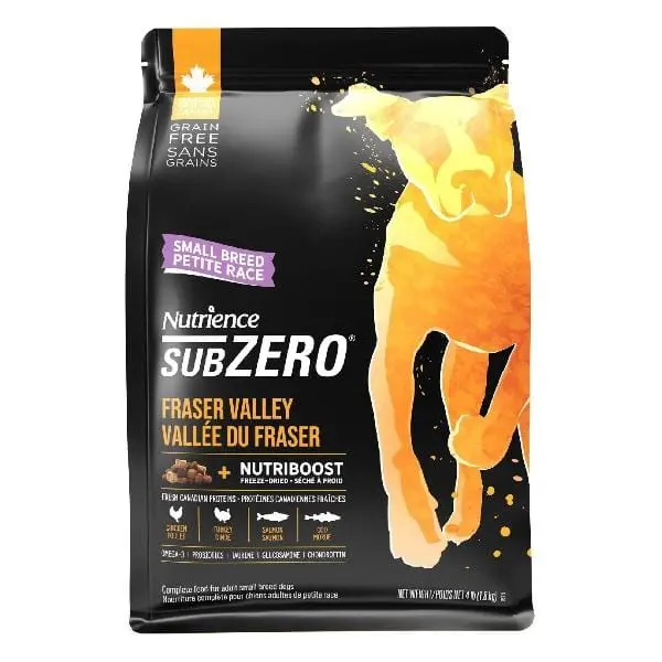 Nutrience Subzero Fraser Valley Small Breed Dry Dog Food 1