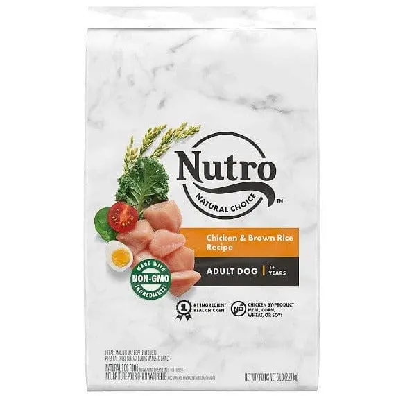 Nutro Natural Choice Chicken & Brown Rice Adult Dry Dog Food 1