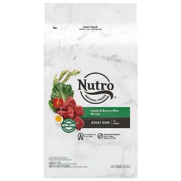 Nutro Natural Choice Lamb & Brown Rice Adult Dry Dog Food 1
