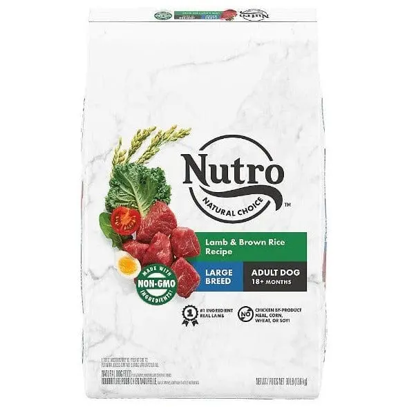 Nutro Natural Choice Lamb & Brown Rice Large Breed Adult Dry Dog Food, 30Lb 1