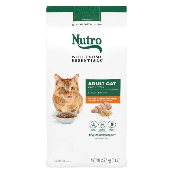 Nutro Wholesome Essentials Chicken & Brown Rice Adult Dry Cat Food 1