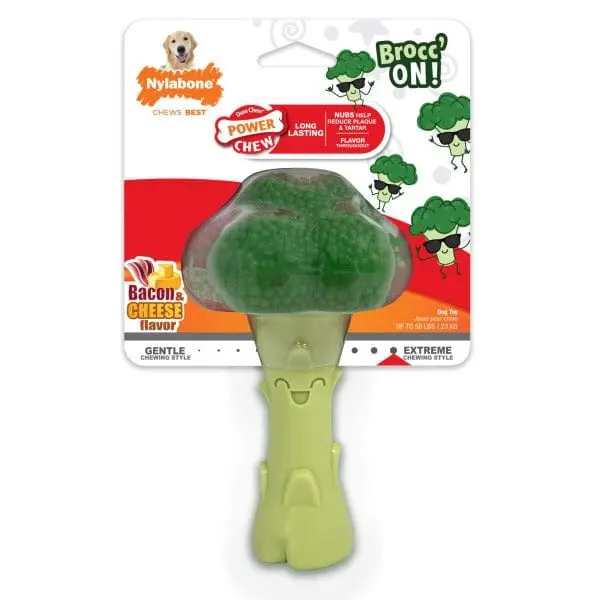 Nylabone Power Chew Broccoli Dog Toy 1