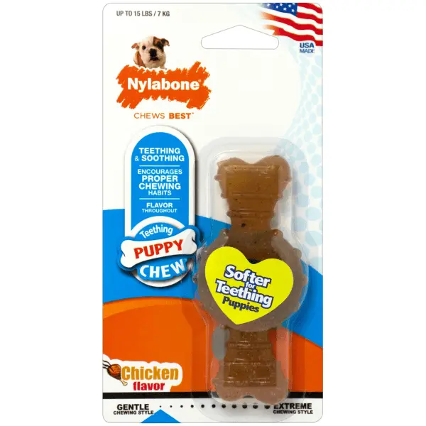 Nylabone Puppy Ring Bone Teething Toy For Puppies 1