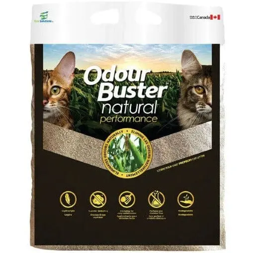 Odour Buster Natural Performance Corn Cob Cat Litter 1