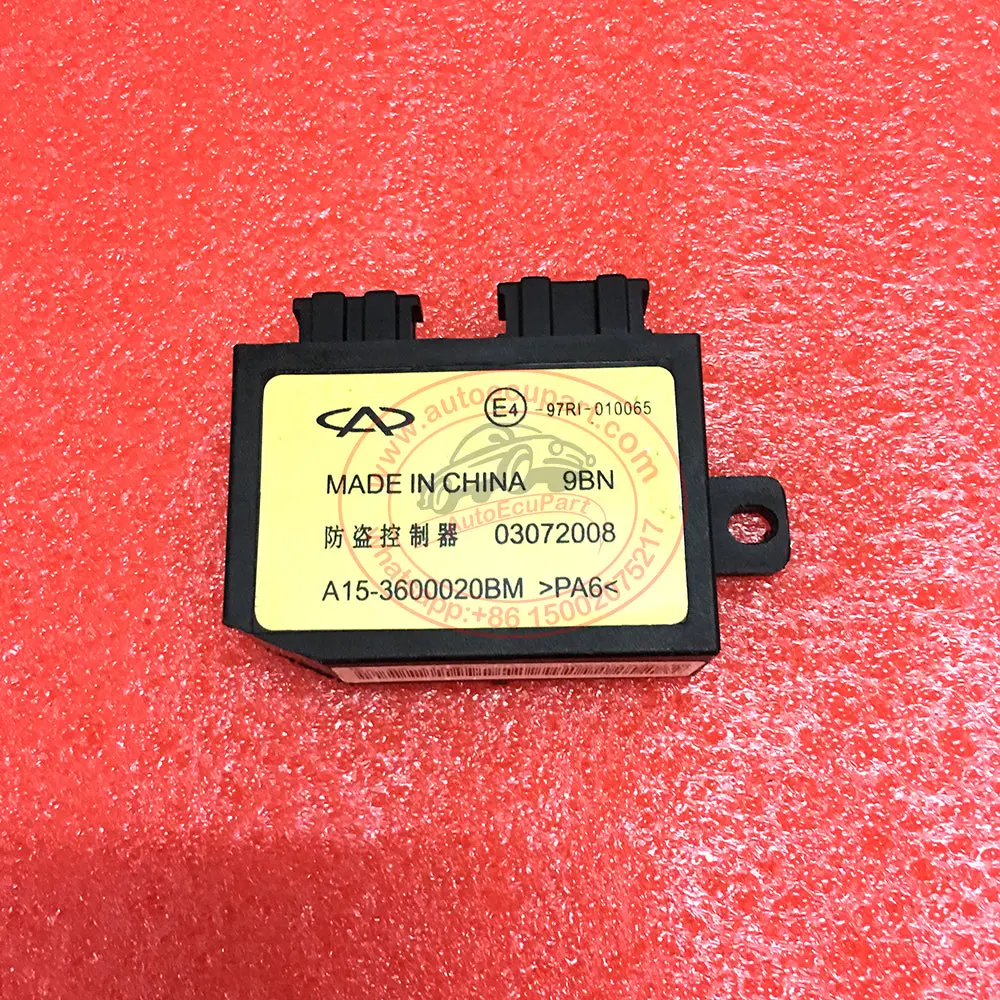 Chery E5 G3 G5 G6 A3 A5 A1 Qq6 Immobiliser A15-3600020Bm 03072008 1