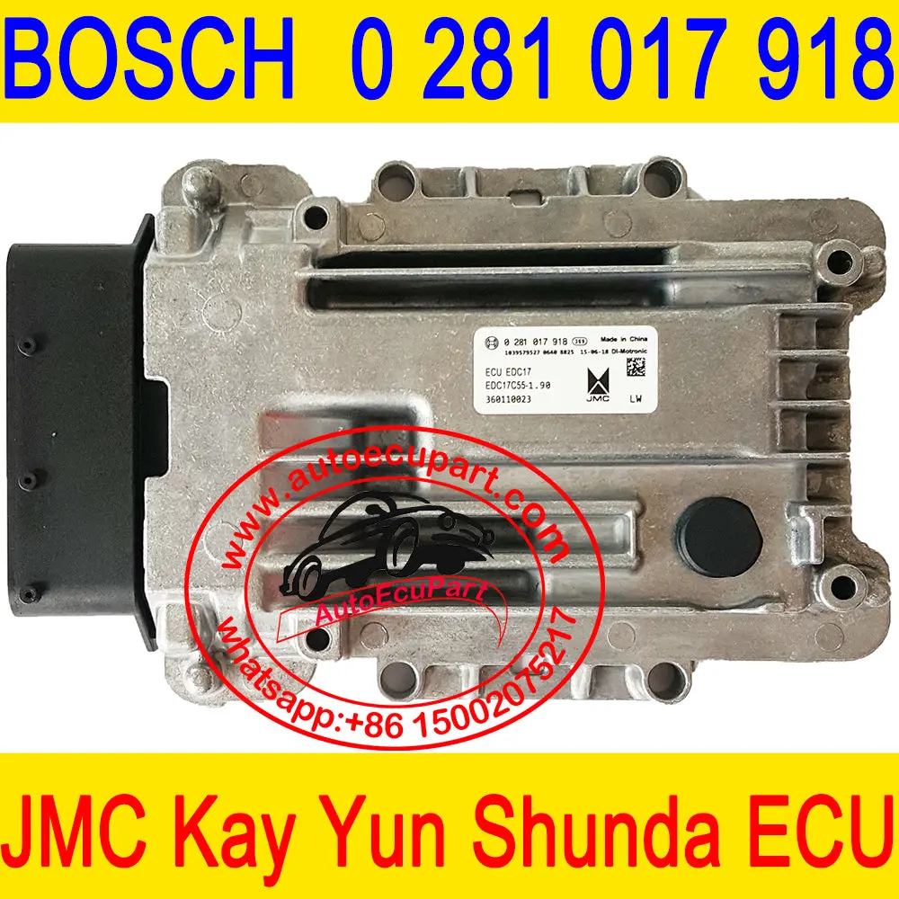 Bosch Ecu For Jiangling Jmc Kay Yun Shunda 0281017918 Edc17c55 360110023 1