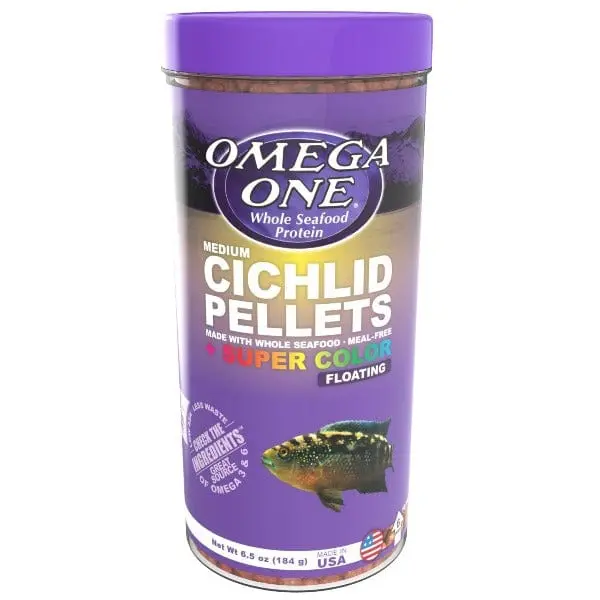 Omega One Cichlid Pellets; Medium Floating 1
