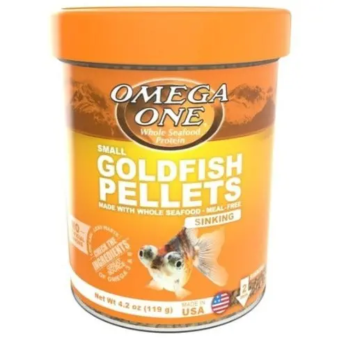 Omega One Sinking Goldfish Pellets; Small 1