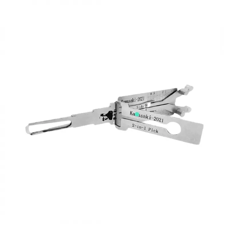 Original Lishi For Motorcycle Kawasaki-2021 High Security 2-In-1 Pick/Decoder 1