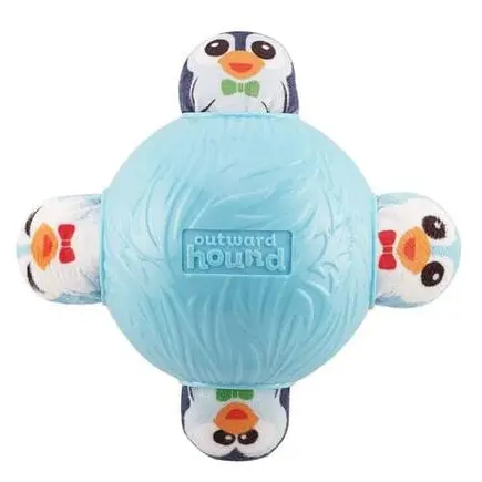 Outward Hound Snuffle N' Treat Ball Holiday Puzzle Dog Toy 1