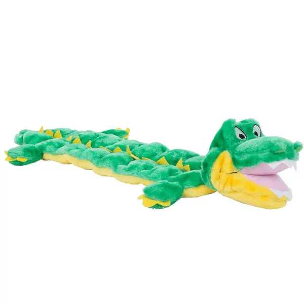 Outward Hound Squeaker Matz Plush Gator Dog Toy 1