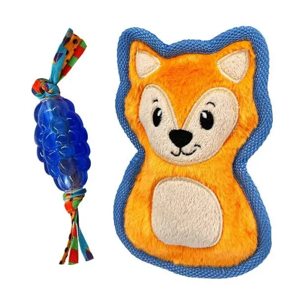 Petstages Mini Orka & Friends Fox Dog Toys 1