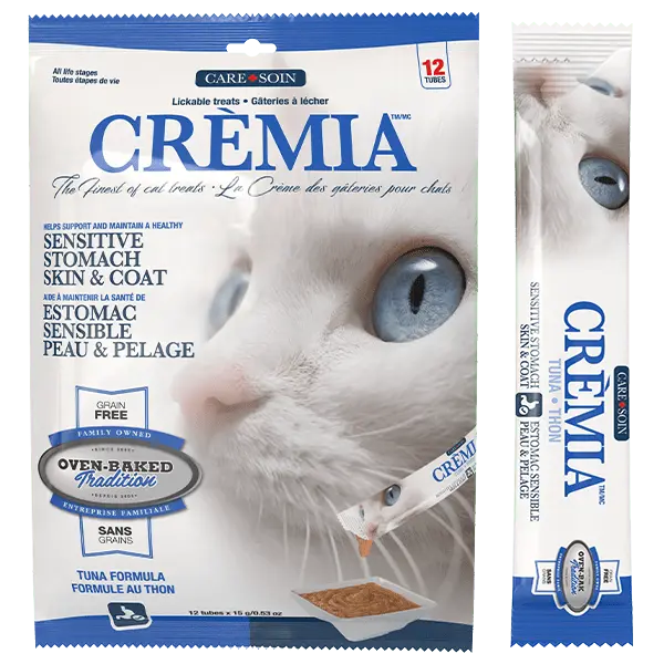 Oven-Baked Tradition Cremia Lickable Cat Treats | Sensitive Stomach, Skin & Coat Formula - Tuna 1