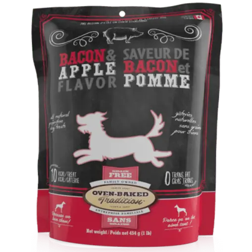 Oven-Baked Tradition Grain-Free Bacon & Apple Dog Treats 1