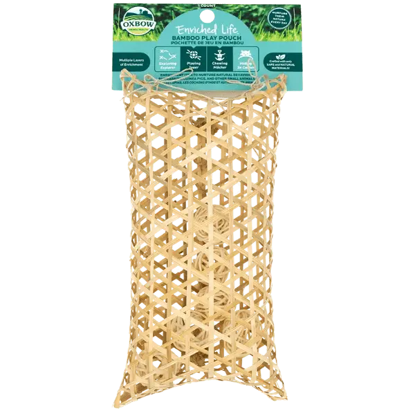 Oxbow Enriched Life - Bamboo Play Pouch 1