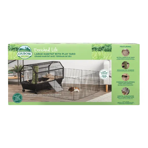 Oxbow Enriched Life - Large Habitat For Rabbits And Guinea Pigs 1