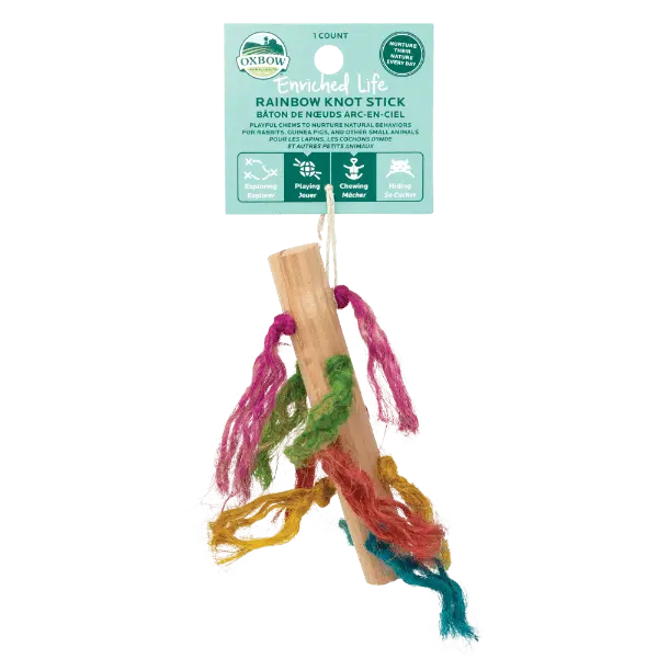 Oxbow Enriched Life - Rainbow Knot Stick 1