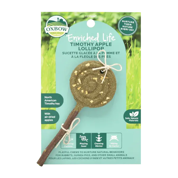 Oxbow Enriched Life - Timothy Lollipop; Apple 1