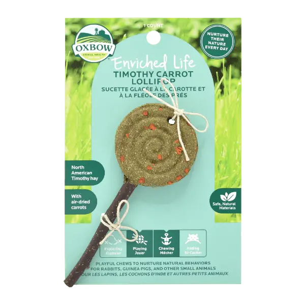Oxbow Enriched Life - Timothy Lollipop; Carrot 1