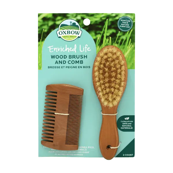 Oxbow Enriched Life - Wood Brush & Comb 1