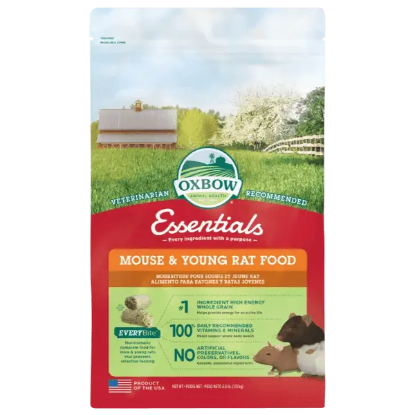 Oxbow Essentials Mouse & Young Rat Food 1