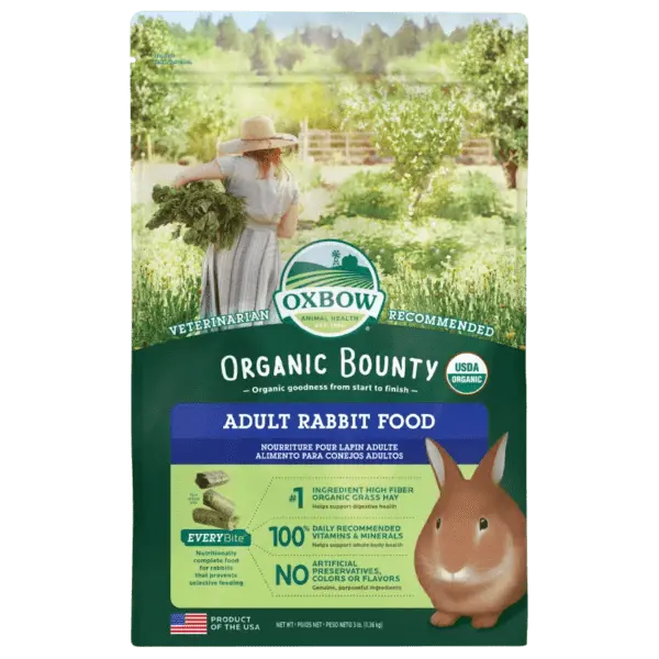 Oxbow Organic Bounty Adult Rabbit Food 1