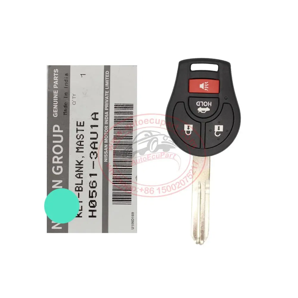 Nissan Sunny Genuine Remote 4 Buttons 2017 433Mhz H0561-3Au1a 1