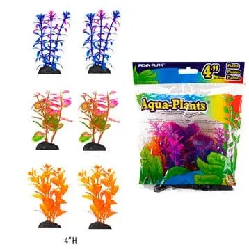 Aquaplant 3.5In Betta Various Colors 6Pc Bag 1