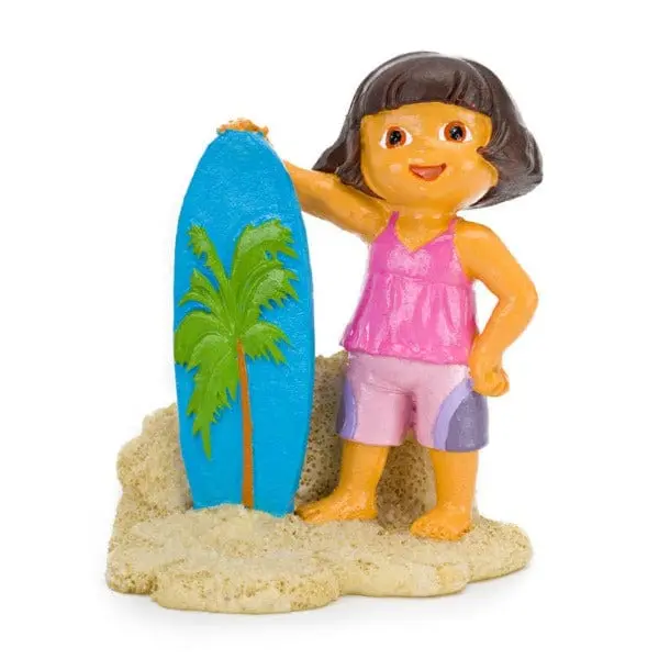 Dora And Surfboard 3In Resin Ornament Licensed 1