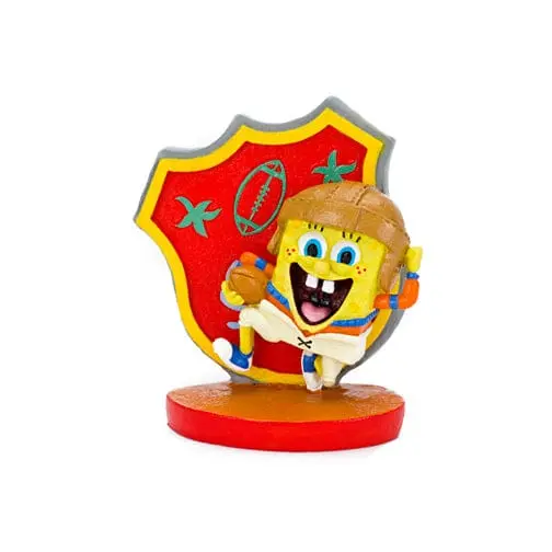 Spongebob Football Player 3In Res Orn Licensed 1