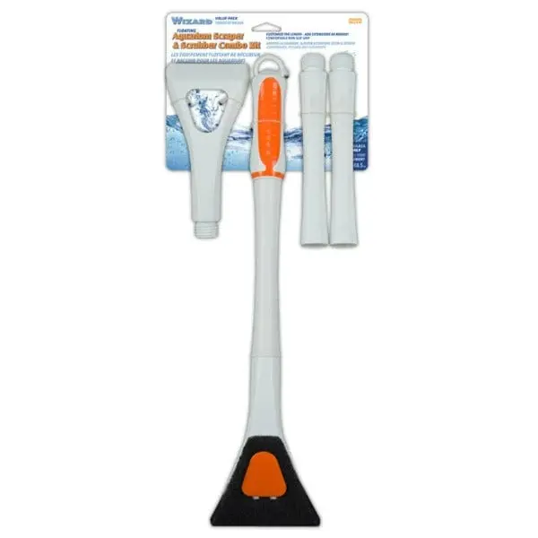 Wizard Glass Aquarium Scraper/Scrubber Value Pack 1