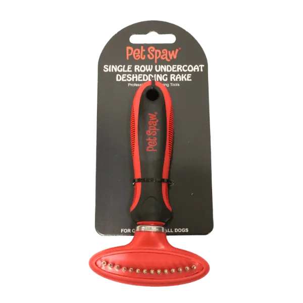 Pet Spaw Single Row Undercoat Deshedding Rake 1