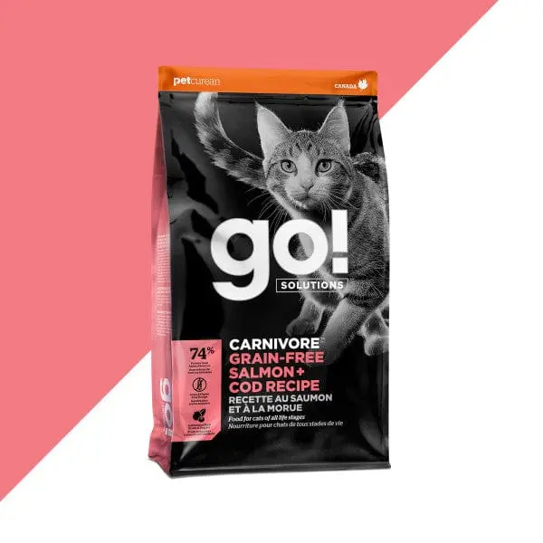 Go! Solutions Carnivore Grain-Free Salmon & Cod Recipe Dry Cat Food 1