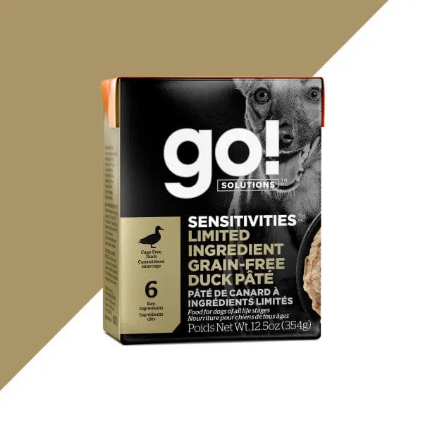 Go! Solutions Sensitivities Limited Ingredient Grain Free Duck Pate Wet Dog Food, 12.5Oz 1