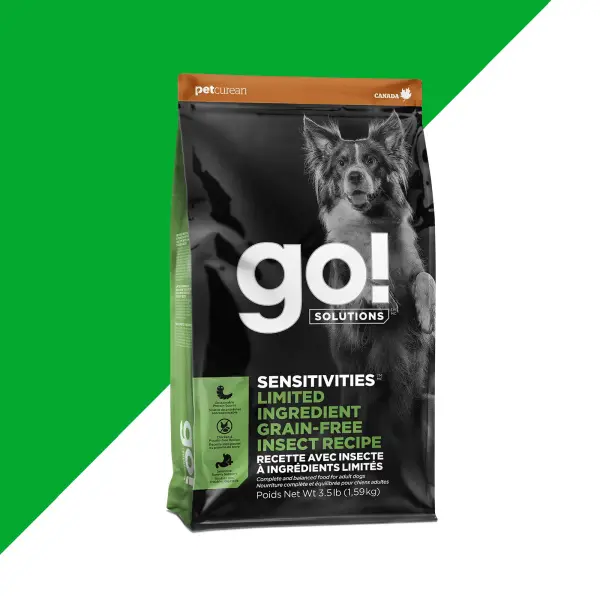 Go! Solutions Sensitivities Limited Ingredient Grain Free Insect Recipe Dry Dog Food, 22Lb 1