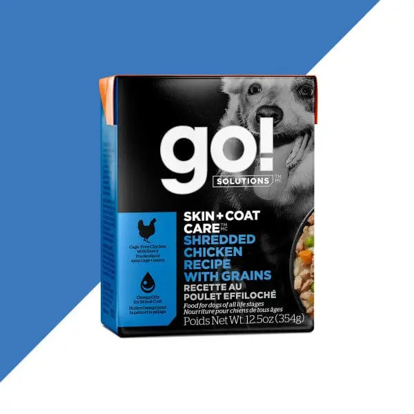 Go! Solutions Skin & Coat Care Shredded Chicken Recipe Wet Dog Food, 12.5Oz 1
