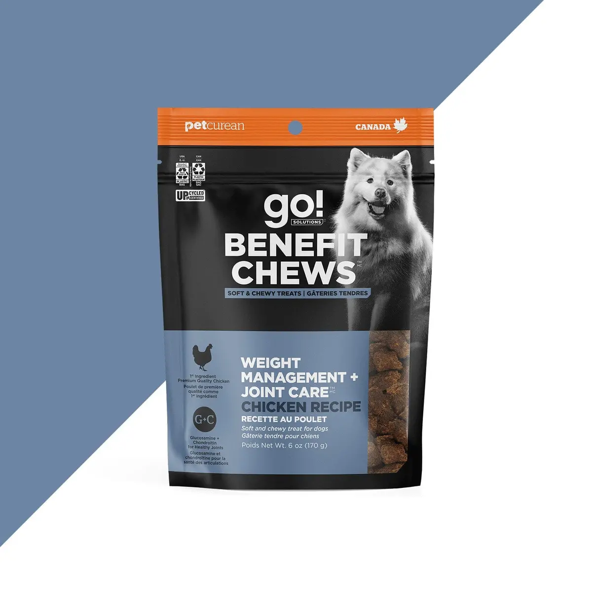 Go! Solutions Benefit Chews Weight Management + Joint Care Chicken Dog Treats 1