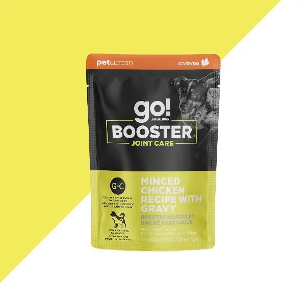 Go! Solutions Booster Joint Care Minced Chicken With Gravy Dog Food Topper 1
