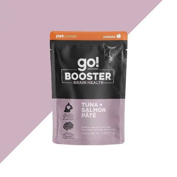 Go! Solutions Booster Brain Health Tuna + Salmon Pate Wet Cat Food 1