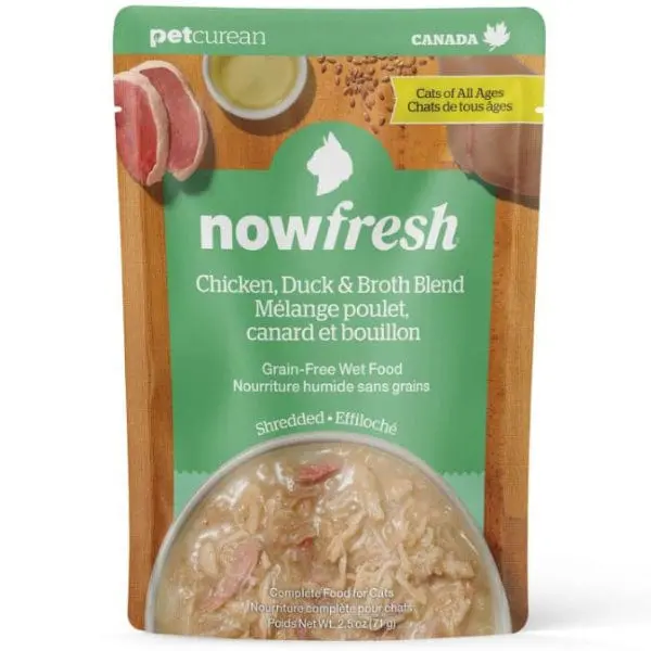 Now Fresh Chicken, Duck & Broth Blend Grain-Free Wet Cat Food 1