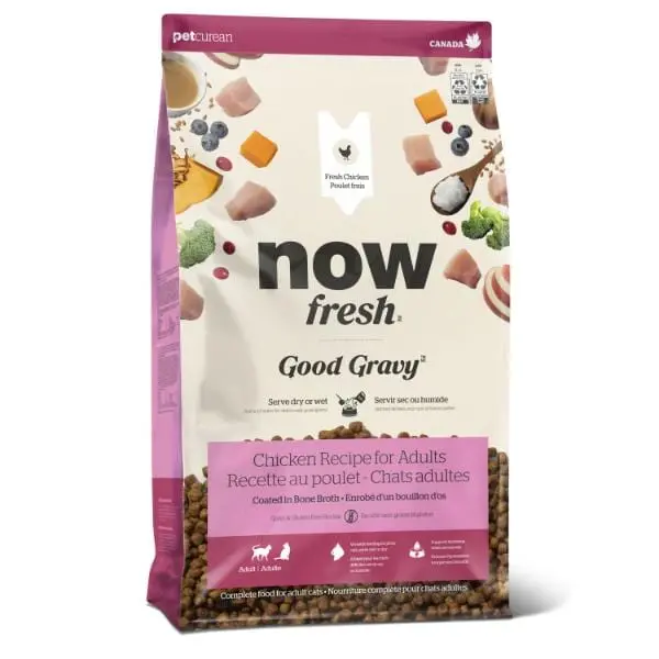 Now Fresh Good Gravy Chicken Recipe Adult Dry Cat Food 1