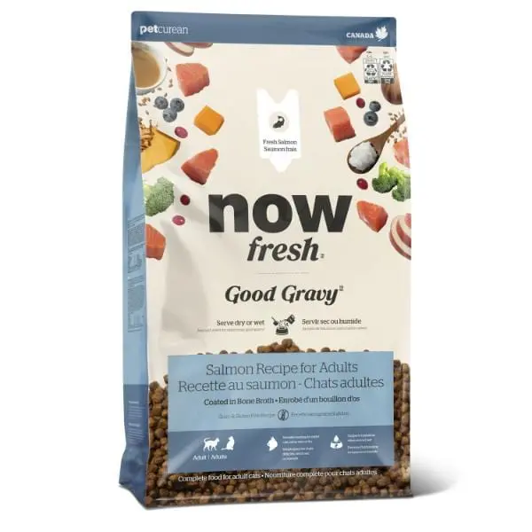 Now Fresh Good Gravy Salmon Recipe Adult Dry Cat Food 1