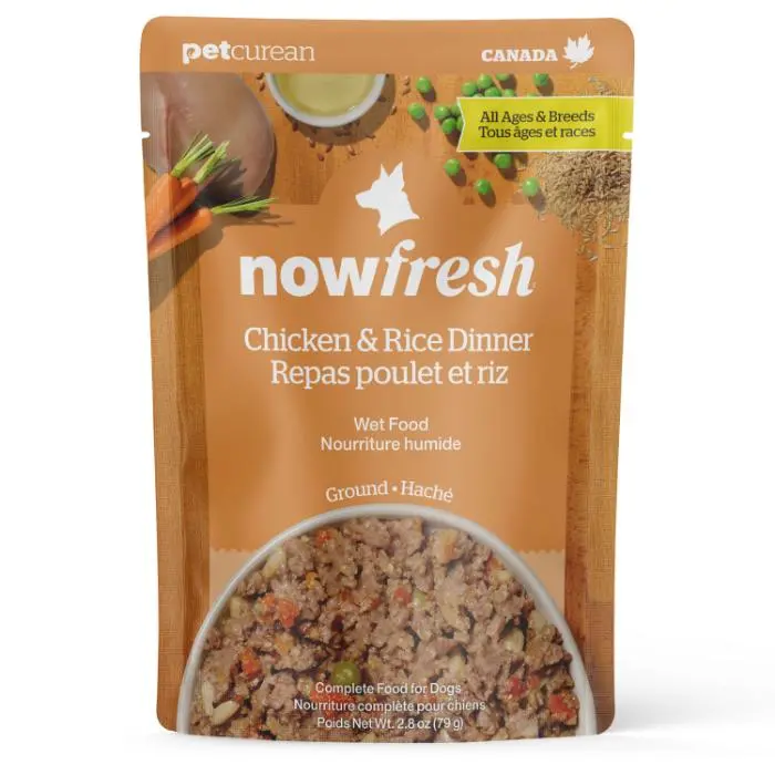 Now Fresh Ground Chicken & Rice Dinner Wet Dog Food With Grains 1