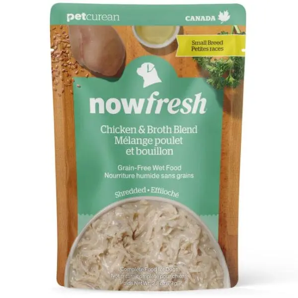 Now Fresh Shredded Chicken & Broth Grain-Free Wet Small Breed Dog Food 1