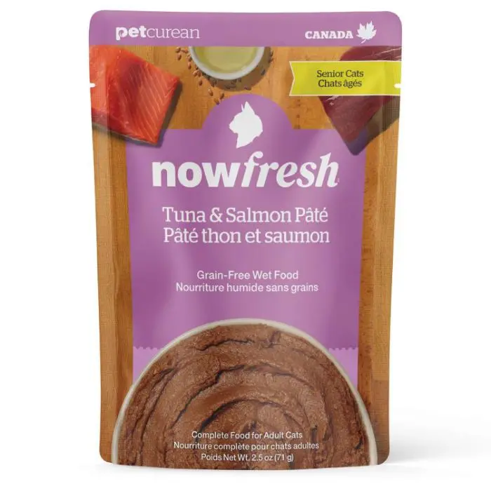 Now Fresh Tuna & Salmon Pâté Grain-Free Wet Senior Cat Food 1