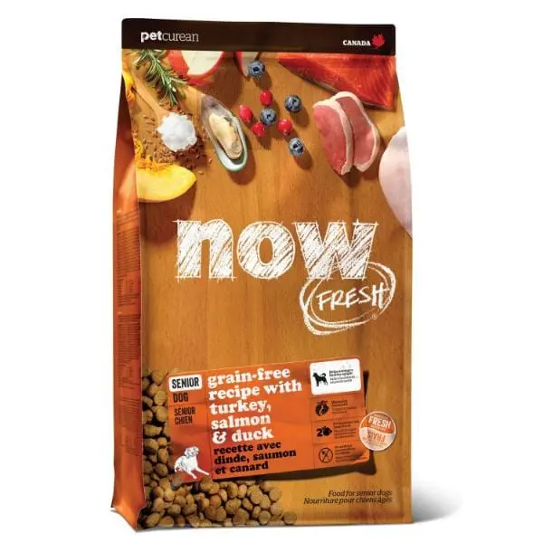 Now Fresh Turkey, Salmon & Duck Recipe Senior Dry Dog Food, 22Lb 1