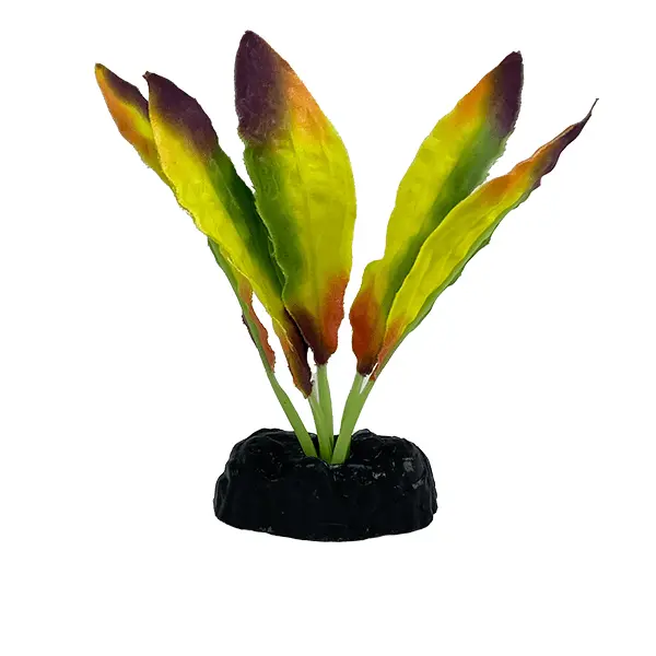 Fish Gear Flame Sword Silk Betta Plant (4") 1